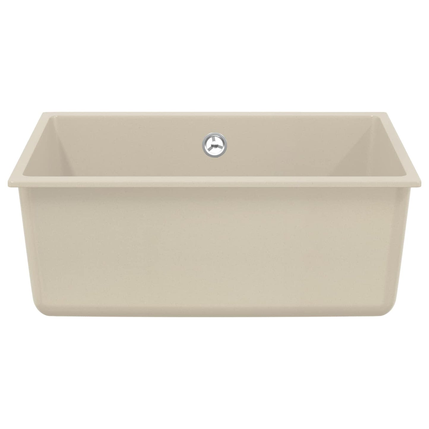 Vask Beige 530 x 460 mm 80% Kvarts og 20% Resin