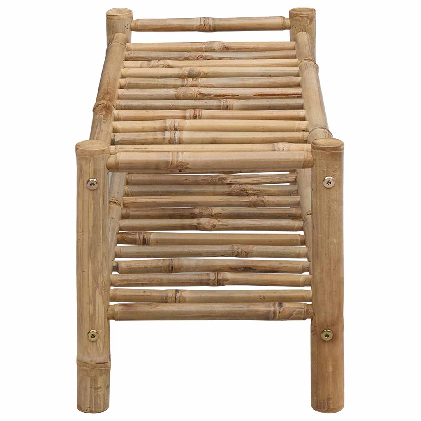Skostativ med hylde Naturfarvet 68 x 28 x 30 cm Bambus