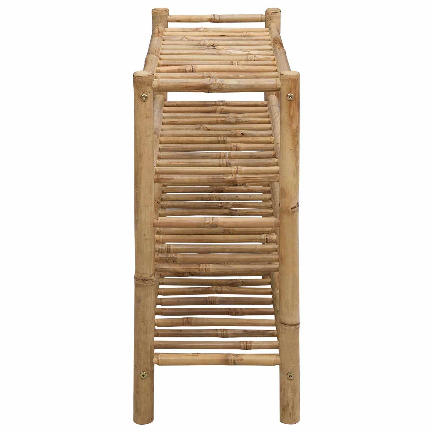 Skostativ med hylde Naturfarvet 68 x 28 x 63 cm Bambus