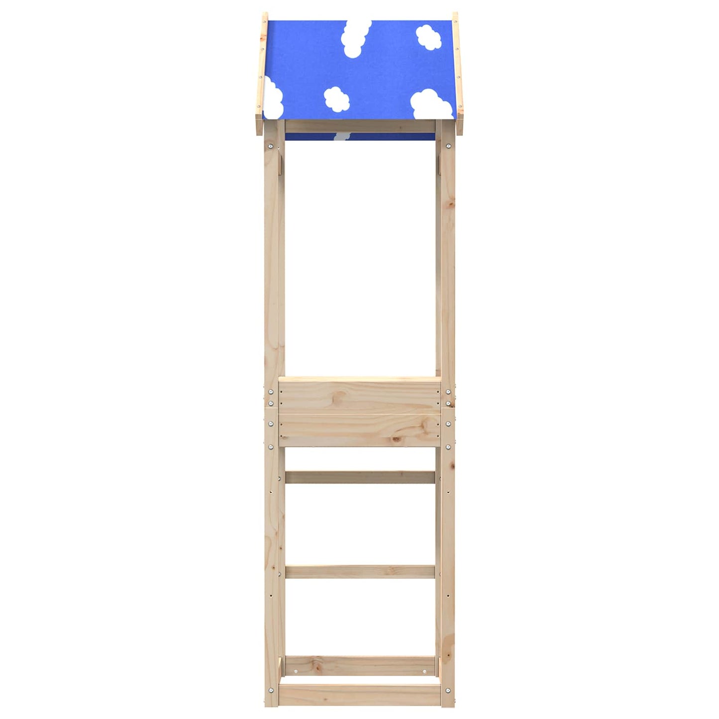 Legetårn Brun 52,5 x 46,5 x 195 cm Massiv fyrretræ