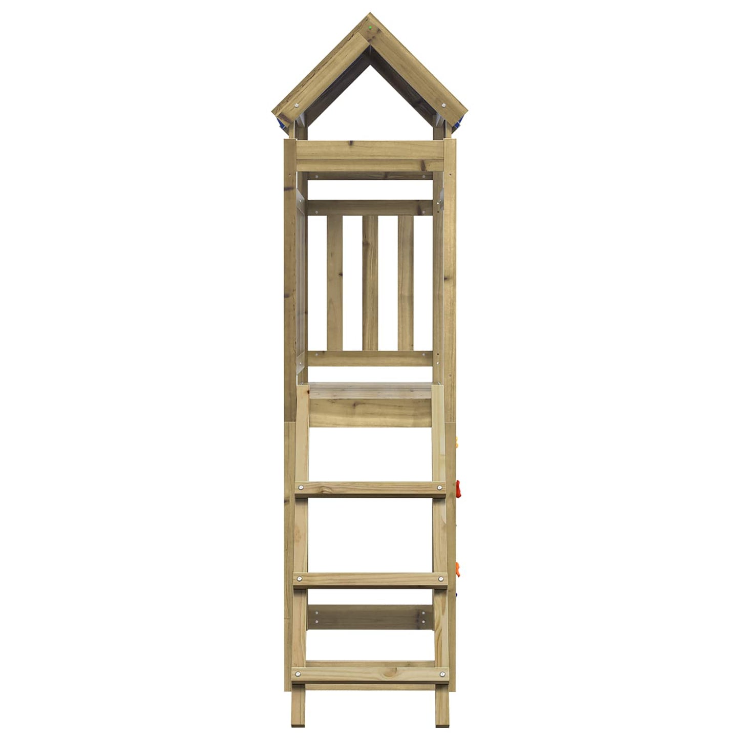 Legetårn Brun 110,5 x 52,5 x 215 cm Massiv imprægneret træ