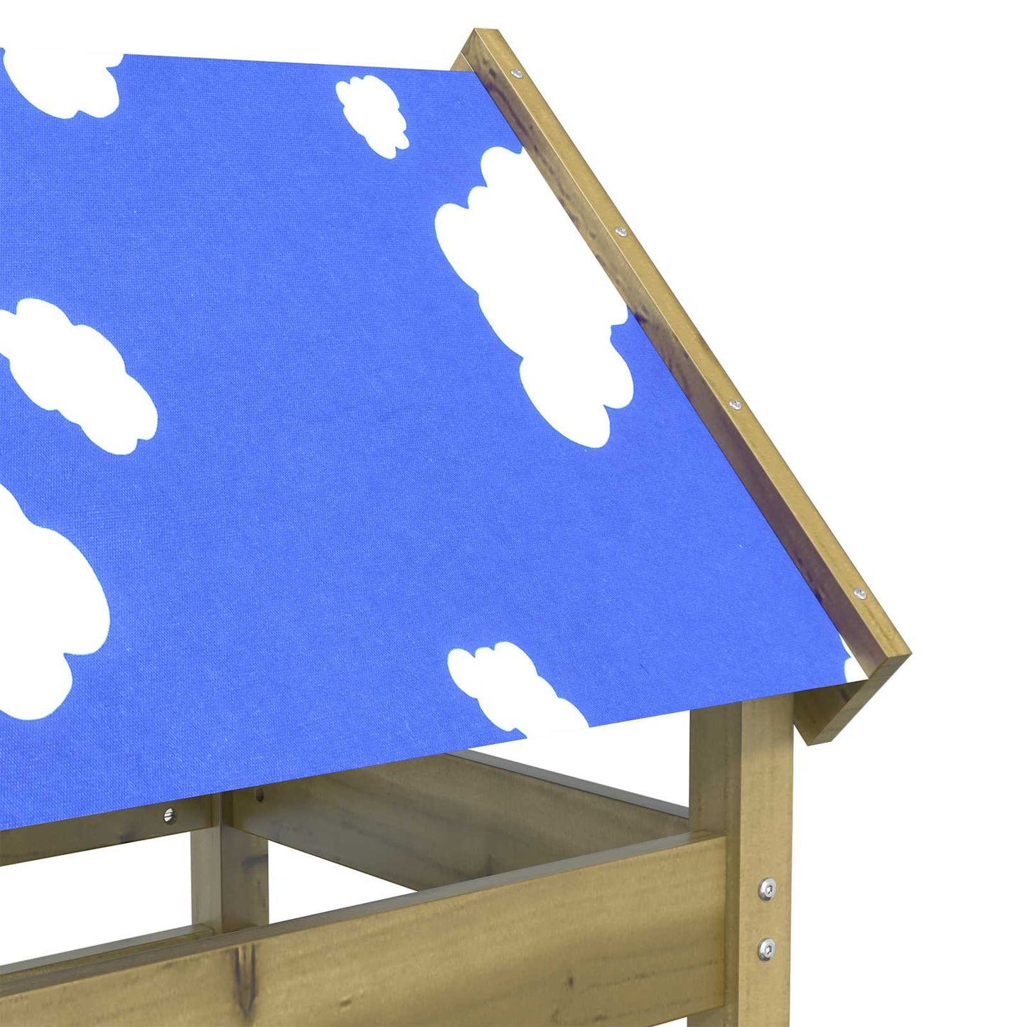Legetårn Brun 85 x 52,5 x 239 cm Massiv imprægneret træ