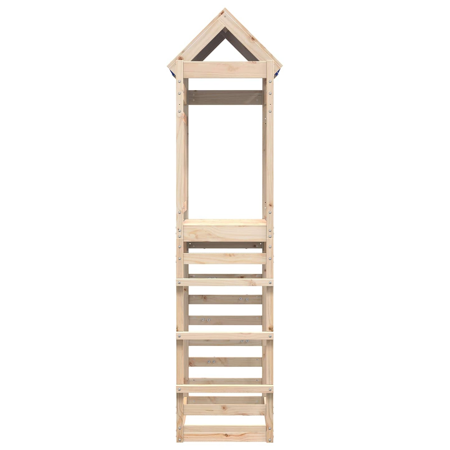 Legetårn Brun 85 x 52,5 x 239 cm Massiv fyrretræ