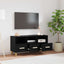 TV-skab med skuffe Sort eg 102 x 36 x 50 cm Konstrueret træ