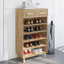 Sko skab 60 x 35 x 105 cm Konstrueret træ Artisan eg