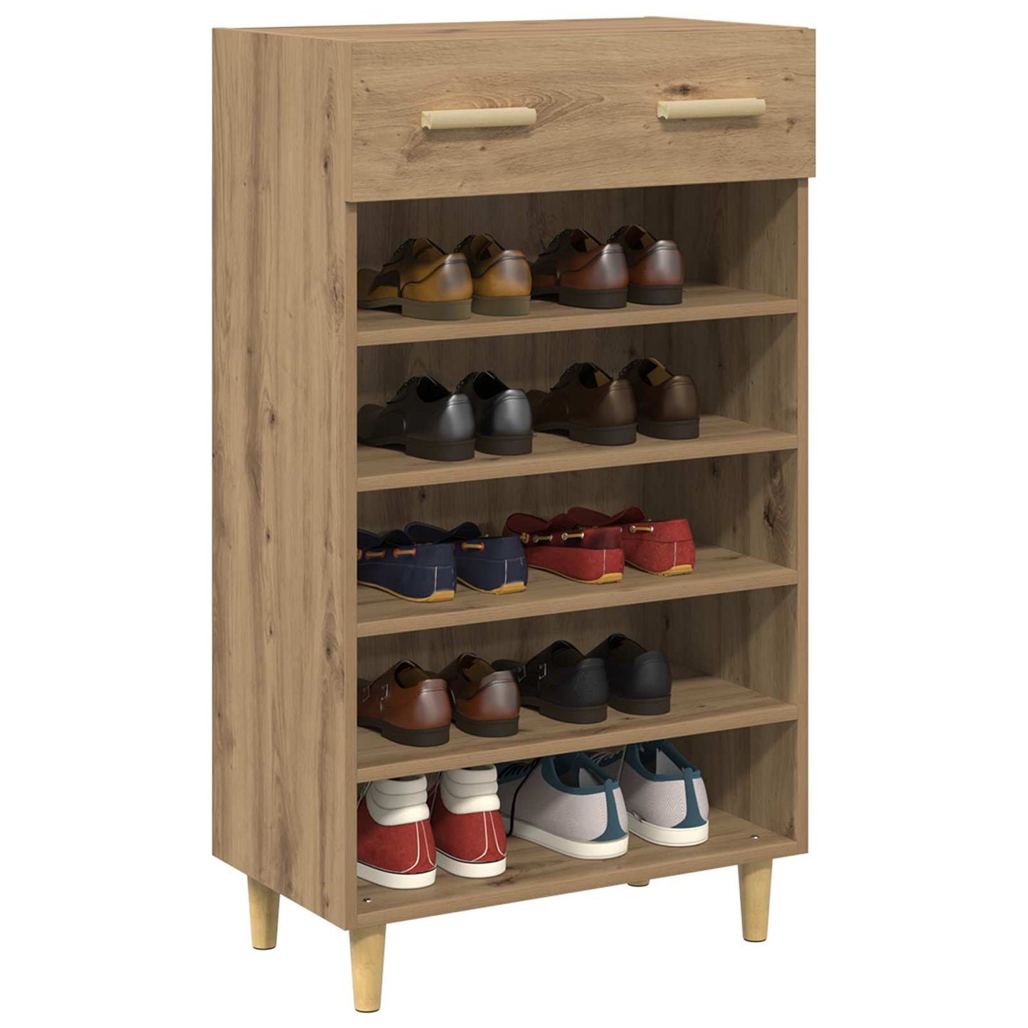 Sko skab 60 x 35 x 105 cm Konstrueret træ Artisan eg