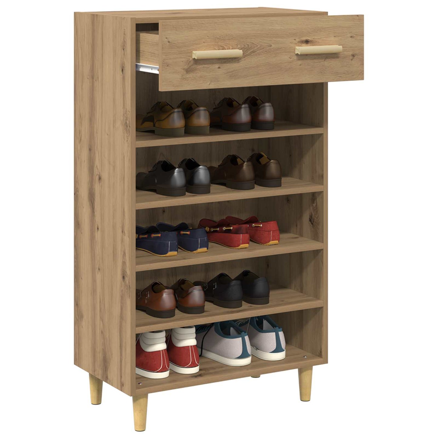 Sko skab 60 x 35 x 105 cm Konstrueret træ Artisan eg