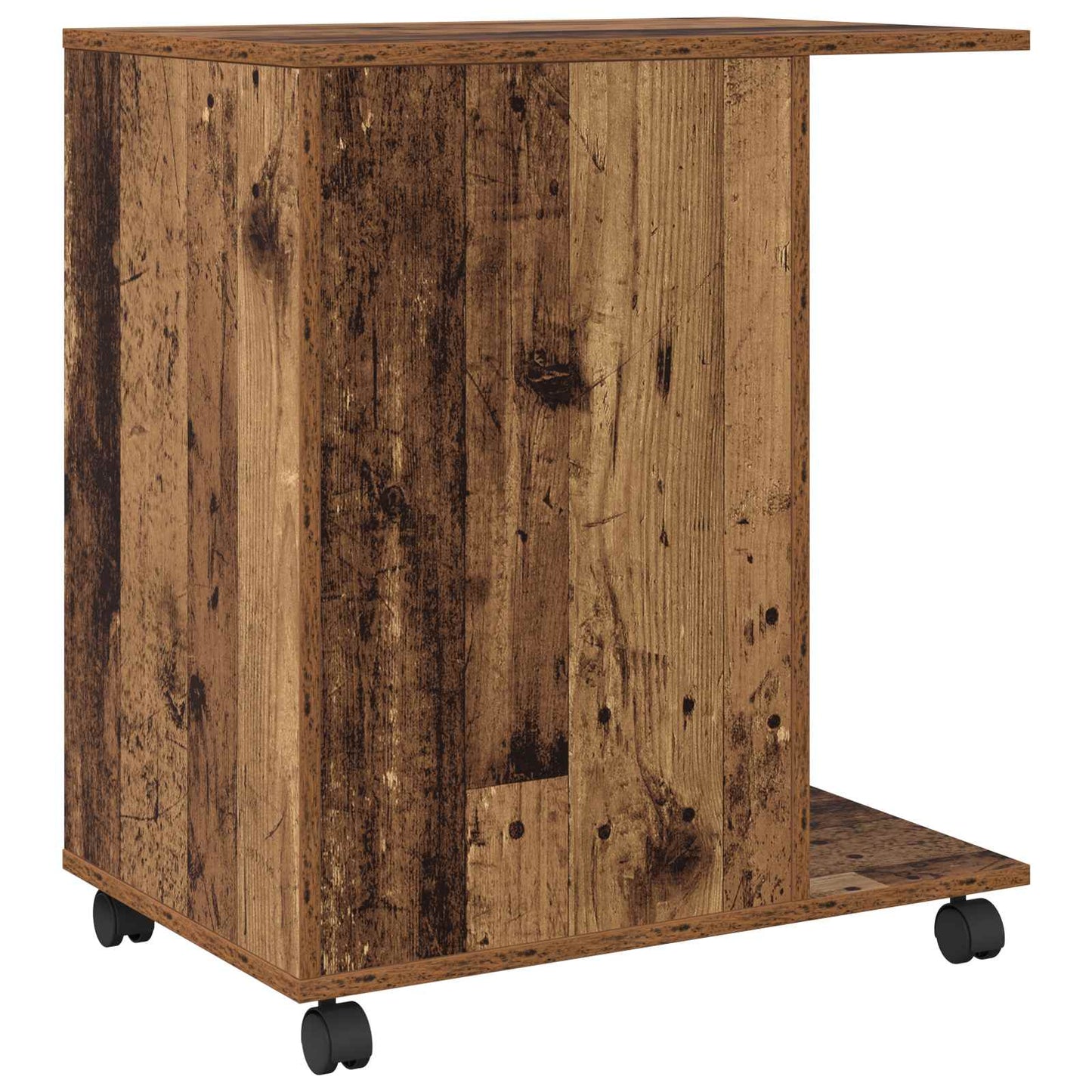 Printerstand Gammelt træ 60 x 40 x 68.5 cm Konstrueret træ