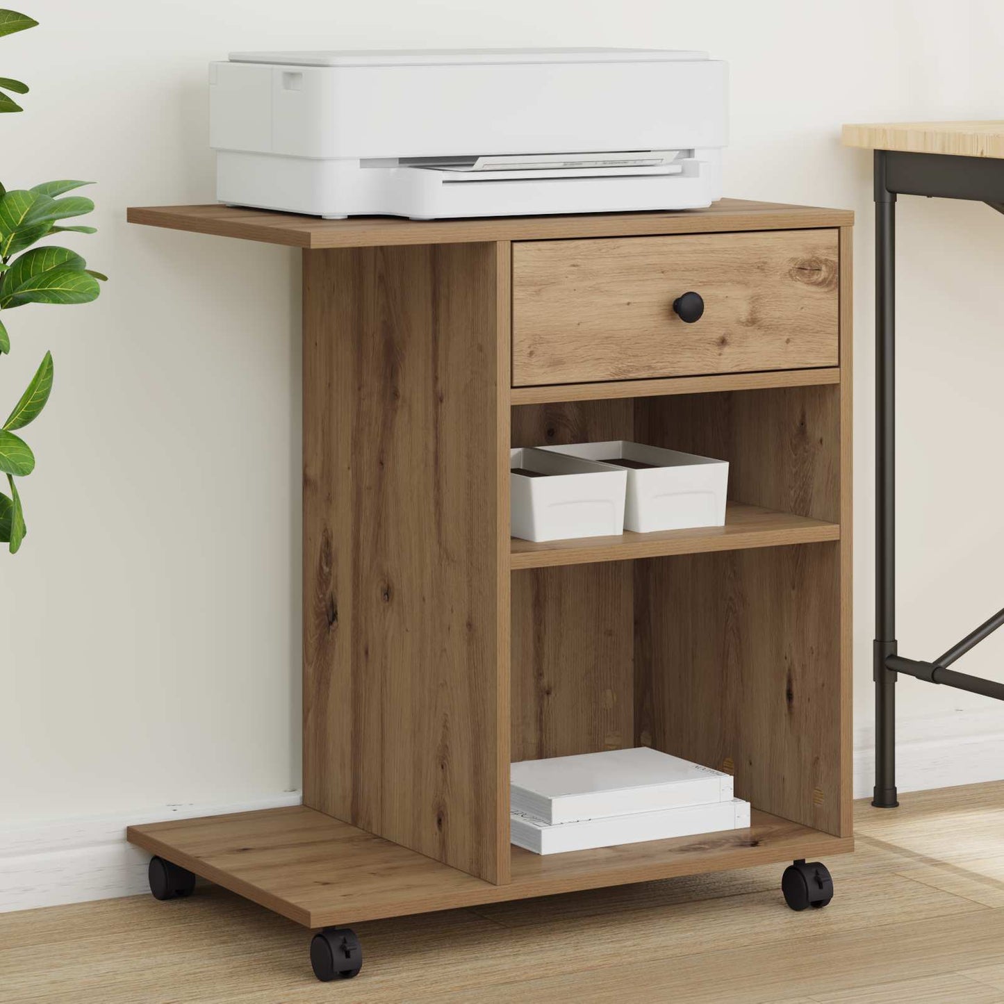 Printerstand Artisan eg 60 x 40 x 68.5 cm Konstrueret træ