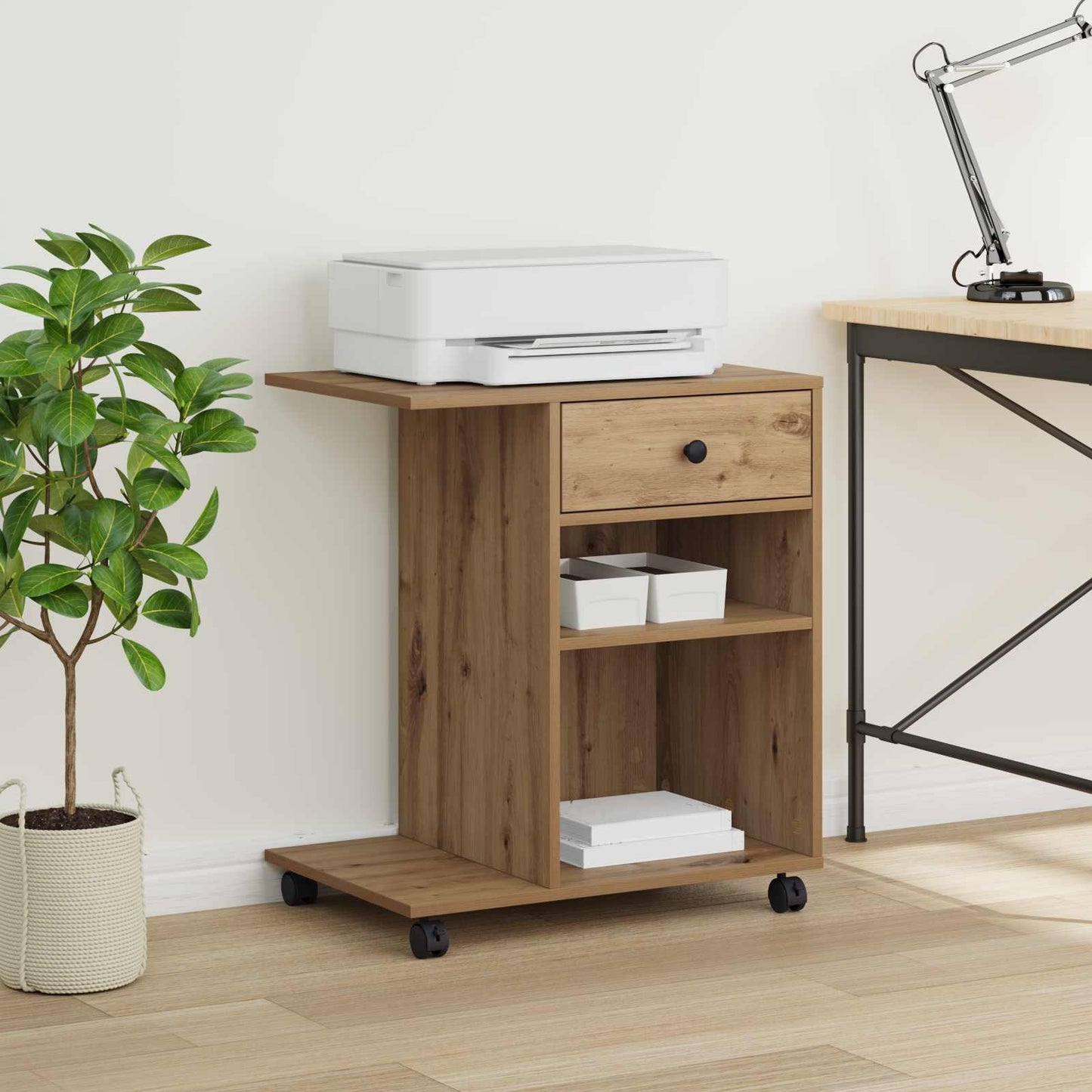 Printerstand Artisan eg 60 x 40 x 68.5 cm Konstrueret træ