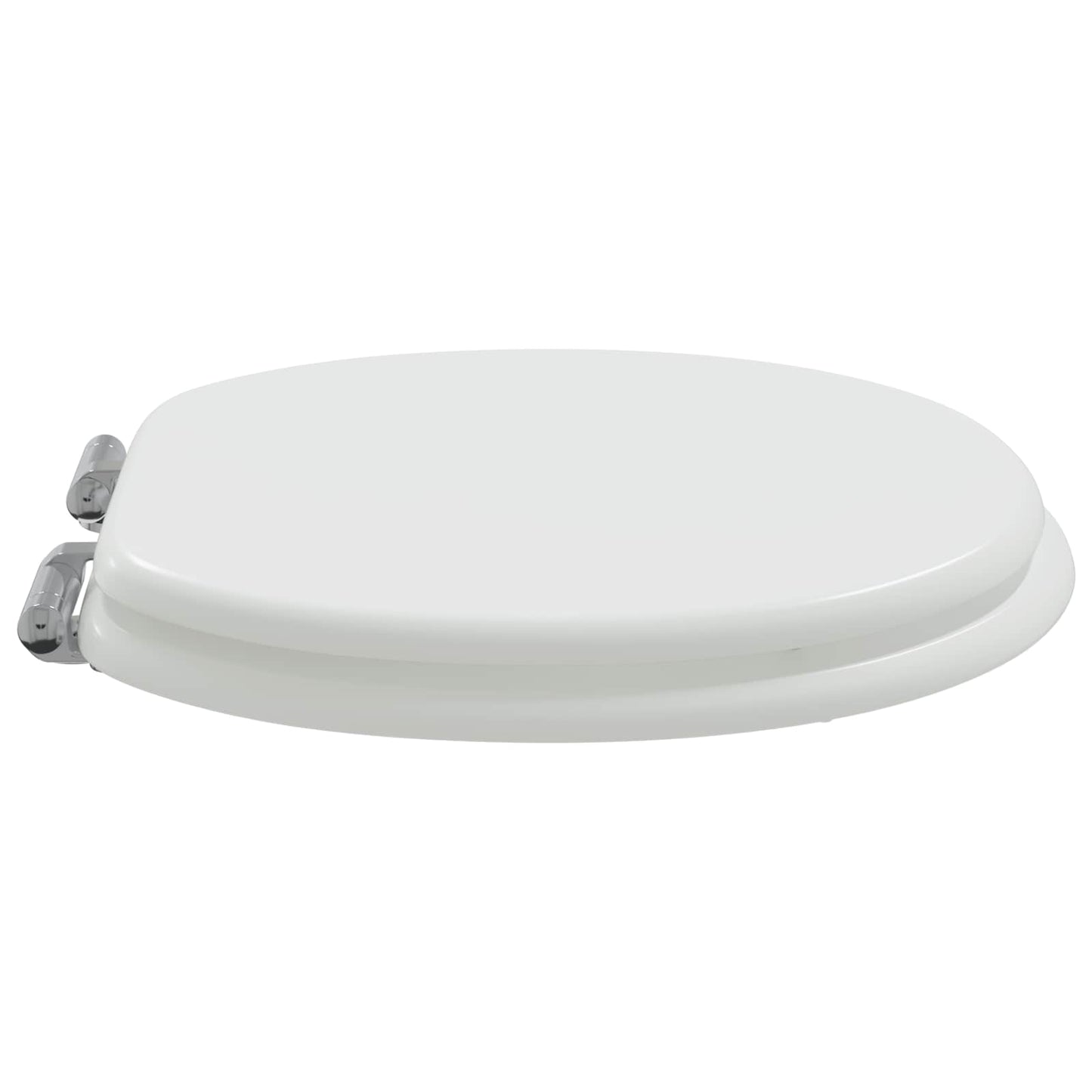 Blødt lukket toiletbræt Hvid 44 x 38 cm MDF plade