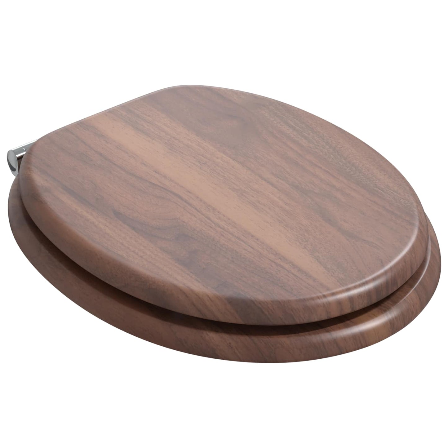 Blødt lukket toiletbræt Brun 44 x 38 cm MDF plade