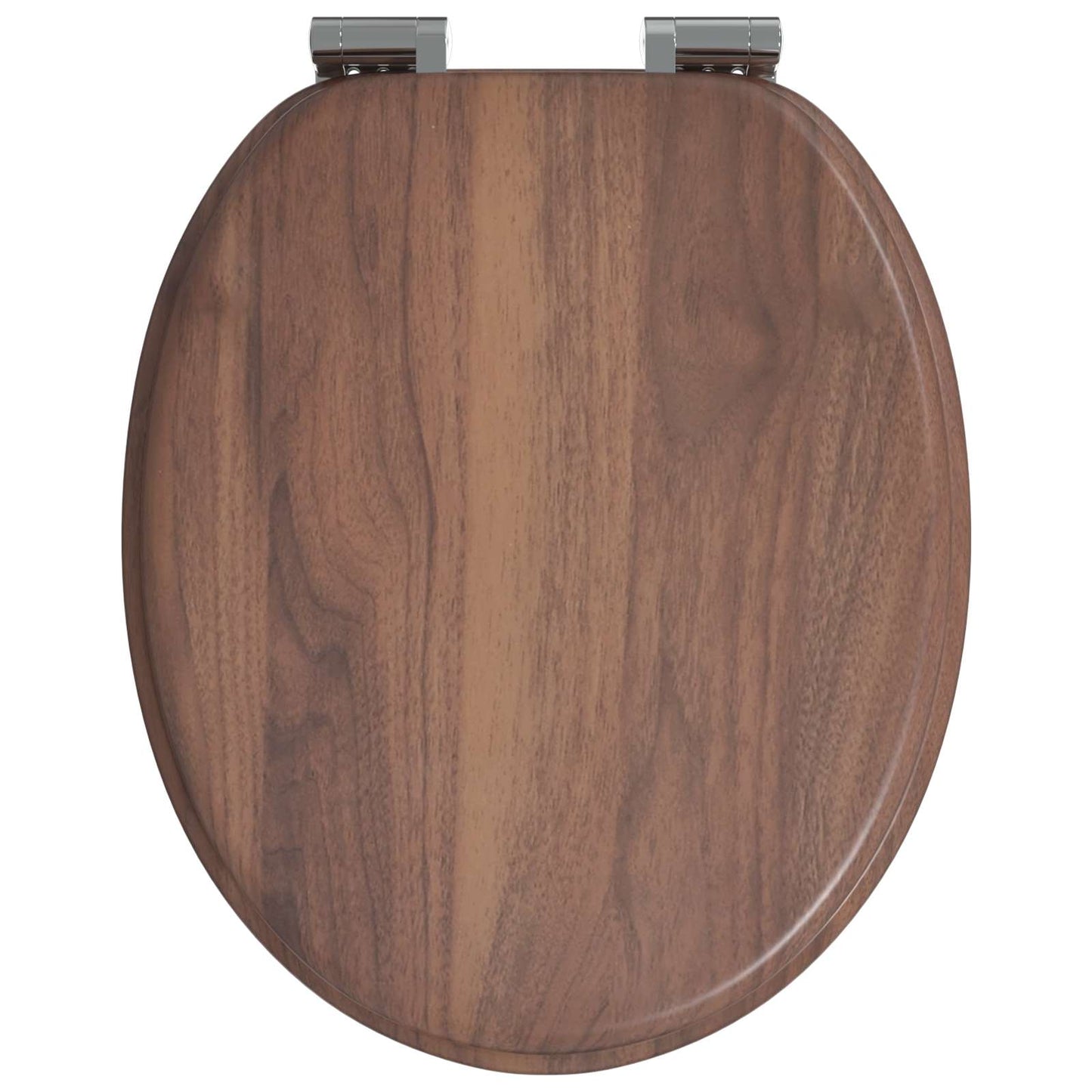 Blødt lukket toiletbræt Brun 44 x 38 cm MDF plade