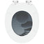 Blødt lukket toiletbræt Grå 44 x 38 cm MDF plade