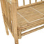 Havebue med Bænk 115 x 50 x 205 cm Bambus