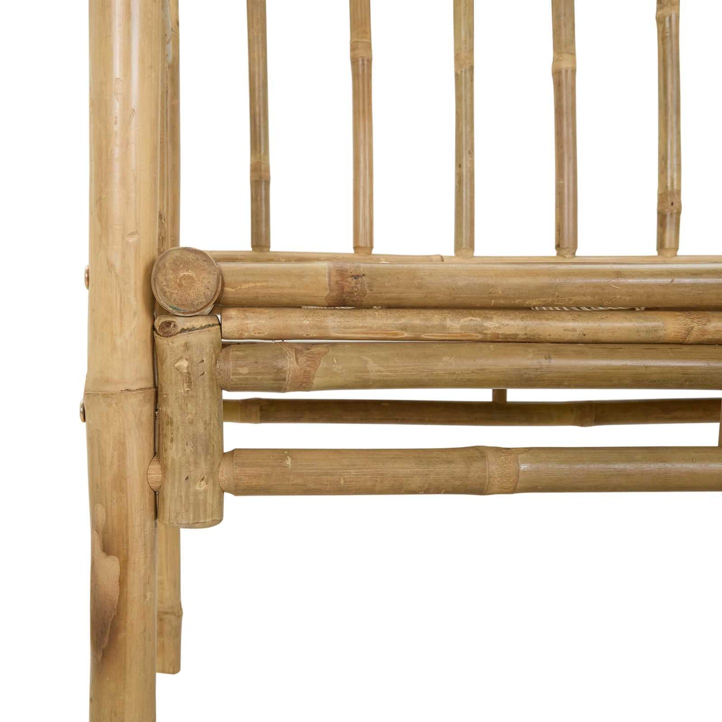 Havebue med Bænk 115 x 50 x 205 cm Bambus