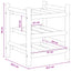 Vinfad Naturfarvet 32,5 x 29,5 x 36 cm Bambus