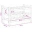 Vinfad Naturfarvet 57 x 29,5 x 36 cm Bambus