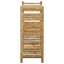 Vinfad Naturfarvet 57 x 29,5 x 72 cm Bambus