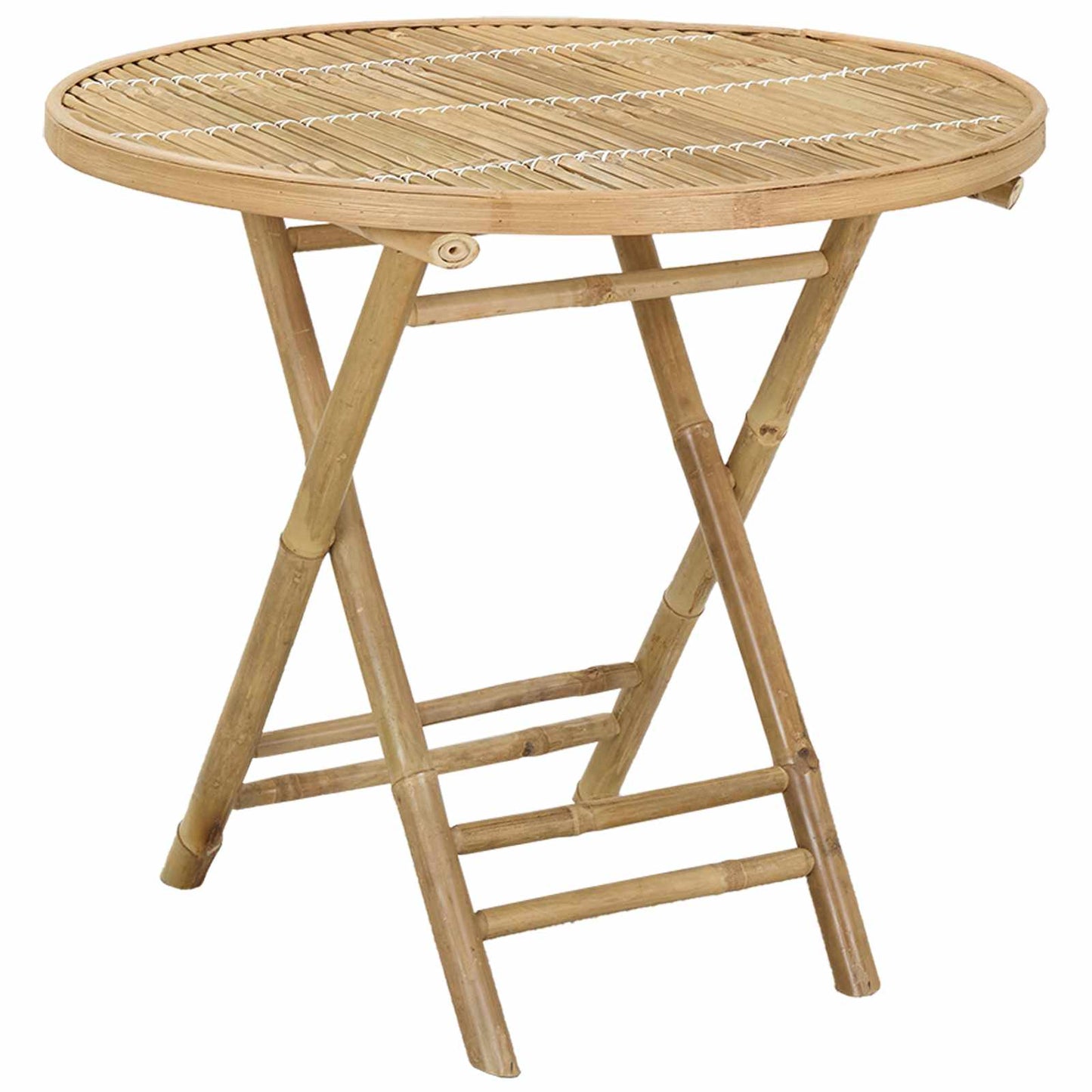 Havemøbel Bord Naturfarvet 80 x 70 cm Bambus