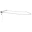 Manuel markise-ramme med LED-lys Hvid 4,5 × 3 m Aluminium