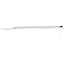 Manuel markise-ramme med LED-lys Hvid 5 x 3 m Aluminium