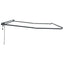 Manuel markise-ramme med LED-lys Antracit 4 × 3 m Aluminium