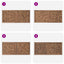 Senge Hovedgærde Naturfarvet Massiv Teaktræ