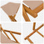 Havestol 3 position Massiv Eucalyptus Træ Gråbrun