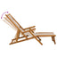 Foldestol Massiv Eucalyptus Træ Beige