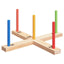 Ring Toss Game Set Flerfarvet 41 x 41 x 16 cm Massivt fyrretræ