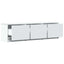 TV-bord med LED Hvid 140 x 34 x 40 cm Konstrueret træ