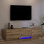 TV-bord med LED 165 x 34 x 40 cm Artisan eg Konstrueret træ