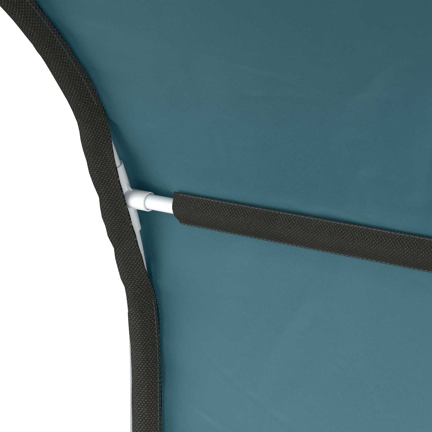 Seng Tunnel 2 pcs Lyseblå 211 x 52,5 x 2 cm Polyester