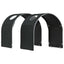 Seng Tunnel 2 pcs Sort 211 x 52,5 x 2 cm Polyester