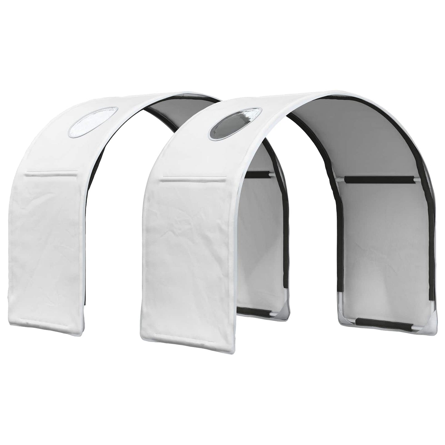 Seng Tunnel 2 pcs Hvid 211 x 52,5 x 2 cm Polyester