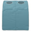 Seng Tunnel 2 pcs Lyseblå 211 x 67.5 x 2 cm Polyester