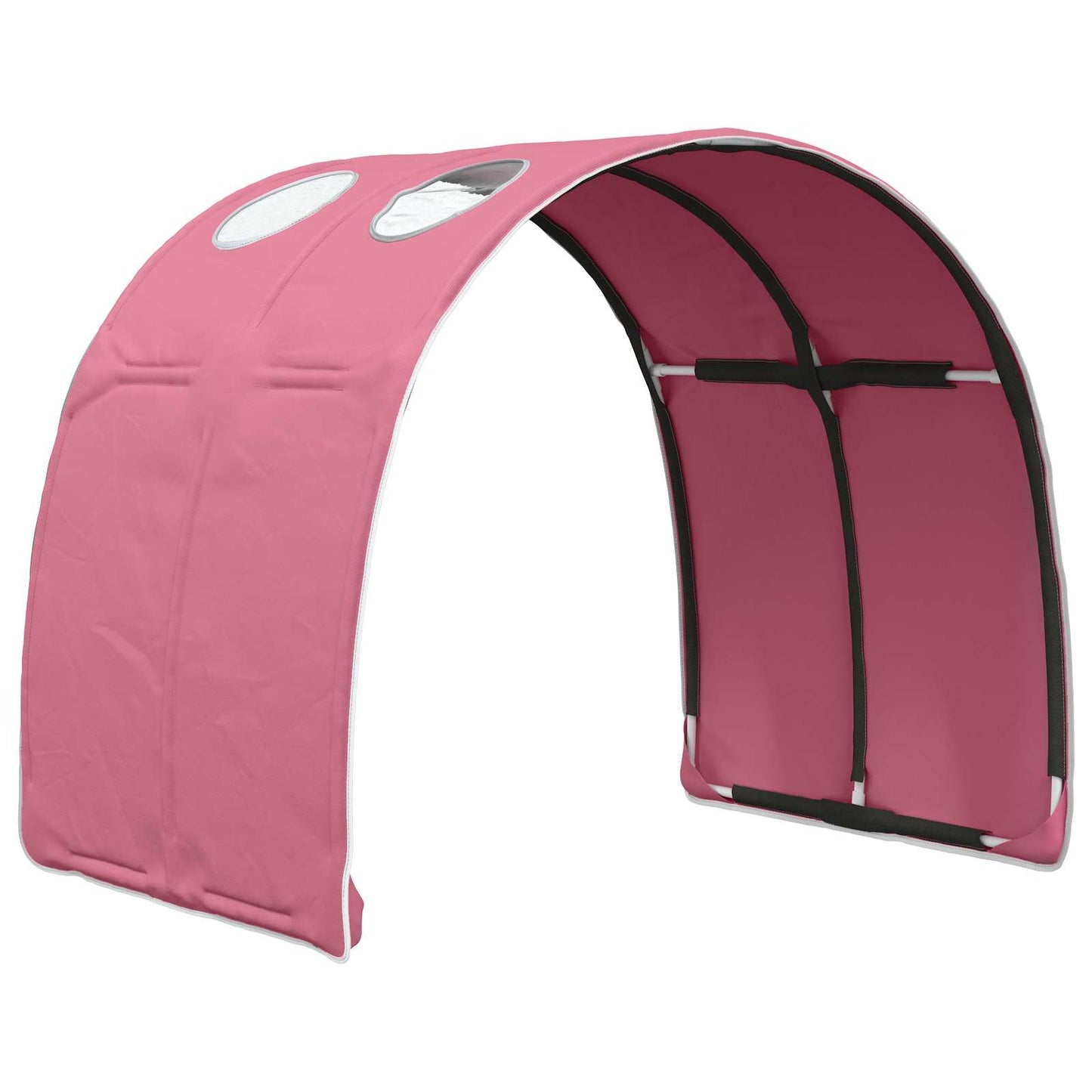 Seng Tunnel 2 pcs Lyserød 211 x 67.5 x 2 cm Polyester