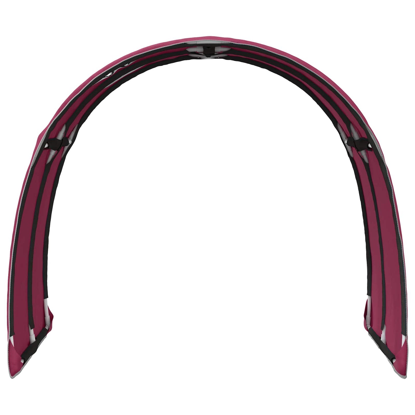 Seng Tunnel 2 pcs Rød 211 x 67.5 x 2 cm Polyester