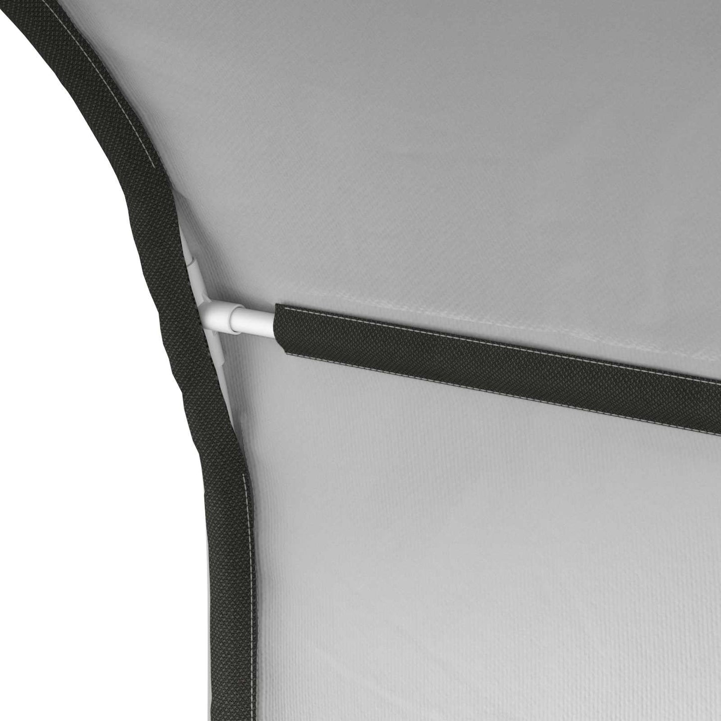 Seng Tunnel 2 pcs Hvid 211 x 67.5 x 2 cm Polyester