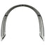Seng Tunnel 2 pcs Hvid 211 x 67.5 x 2 cm Polyester