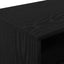 Sengeskab 2 pcs Sort eg 66 x 33 x 48 cm Konstrueret træ