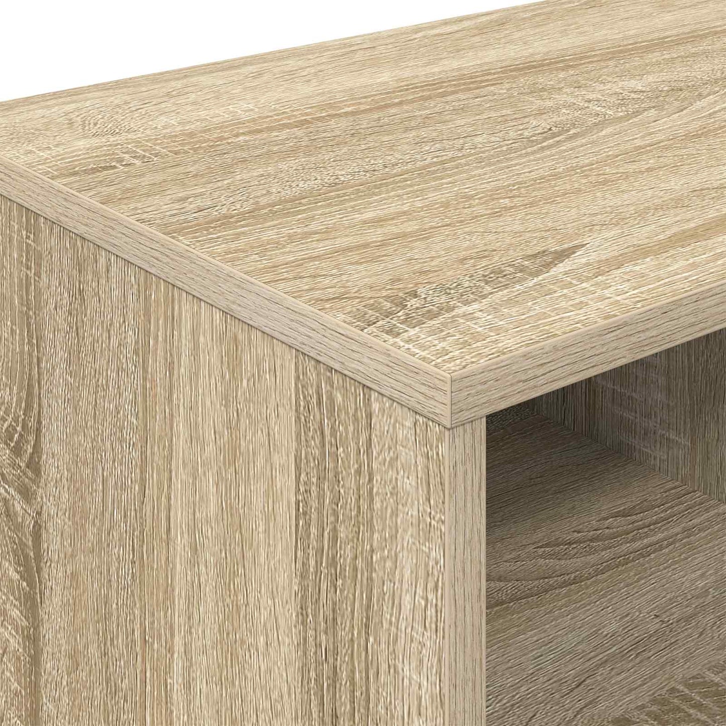 Sengeskab 2 pcs Sonoma-eg 66 x 33 x 48 cm Konstrueret træ