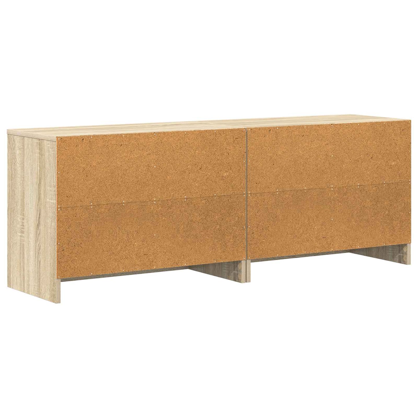 Sengeskab 2 pcs Sonoma-eg 66 x 33 x 48 cm Konstrueret træ