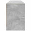 Sengeskab 2 pcs Betongrå 66 x 33 x 48 cm Konstrueret træ