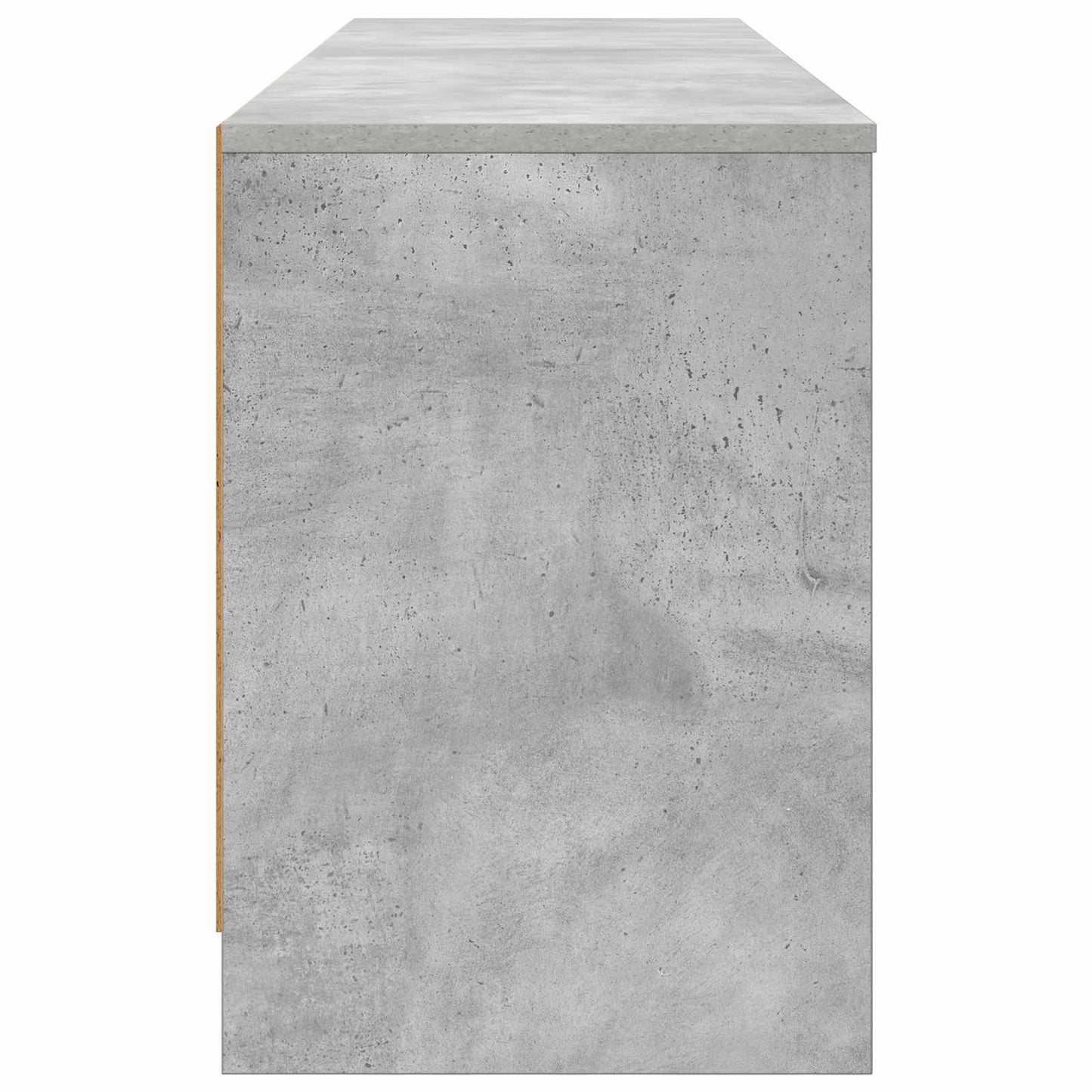 Sengeskab 2 pcs Betongrå 66 x 33 x 48 cm Konstrueret træ