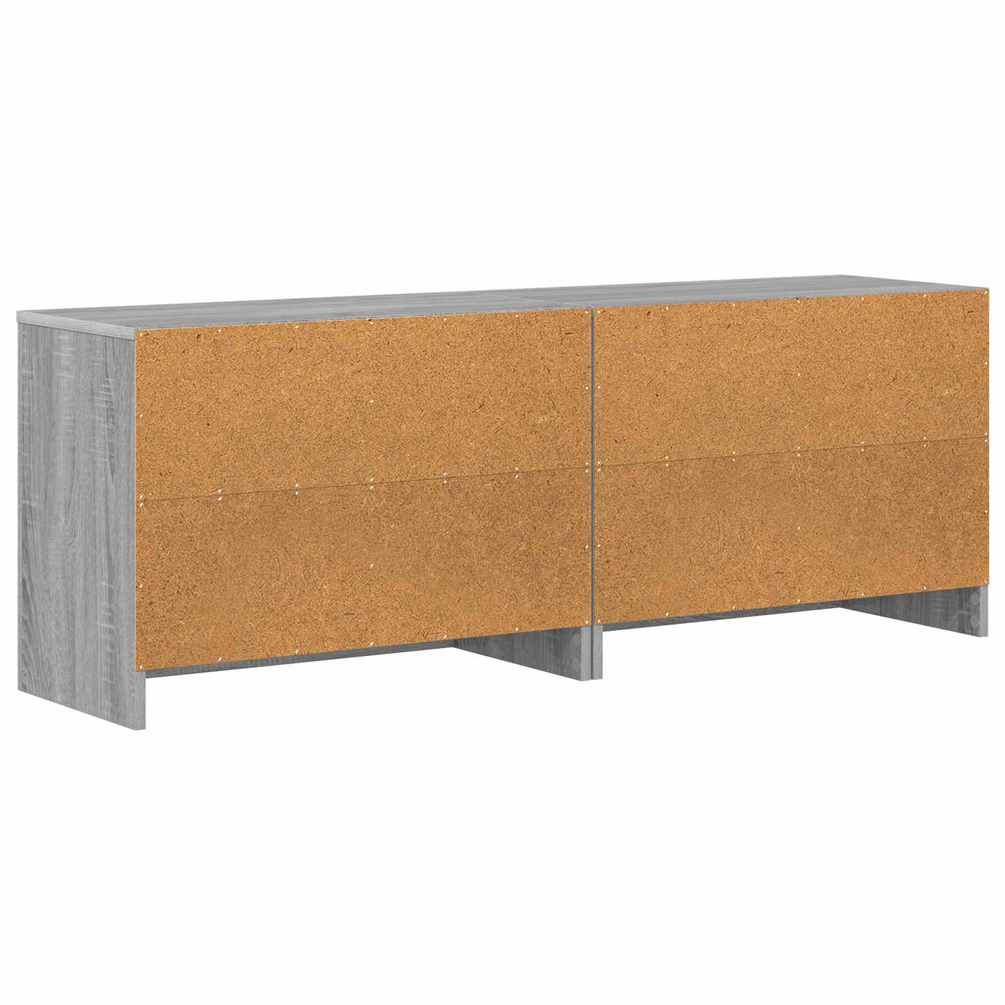 Sengeskab 2 pcs Grå Sonoma 66 x 33 x 48 cm Konstrueret træ