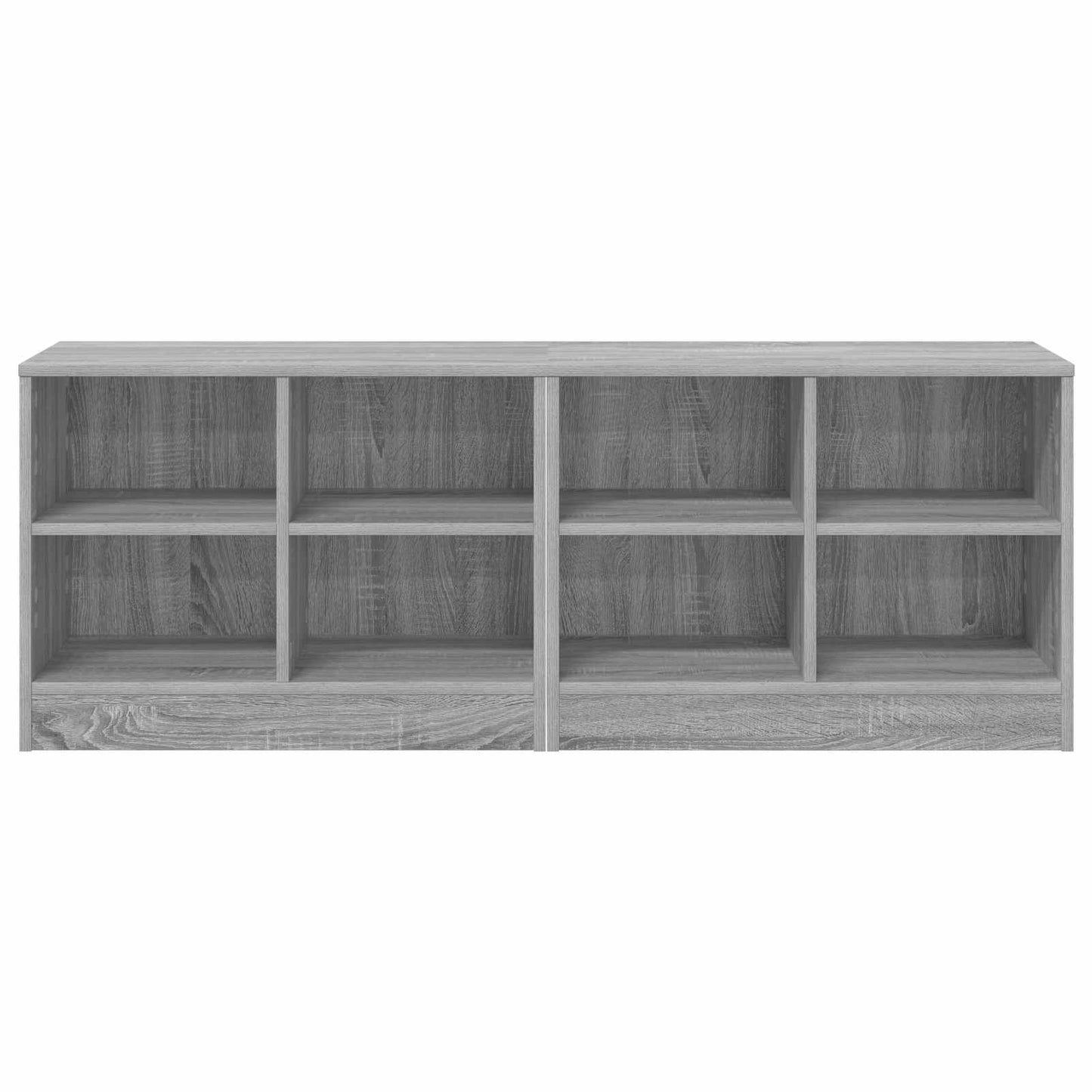 Sengeskab 2 pcs Grå Sonoma 66 x 33 x 48 cm Konstrueret træ