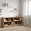Sengeskab 2 stk. Artisan-eg 66 x 33 x 48 cm Konstrueret træ
