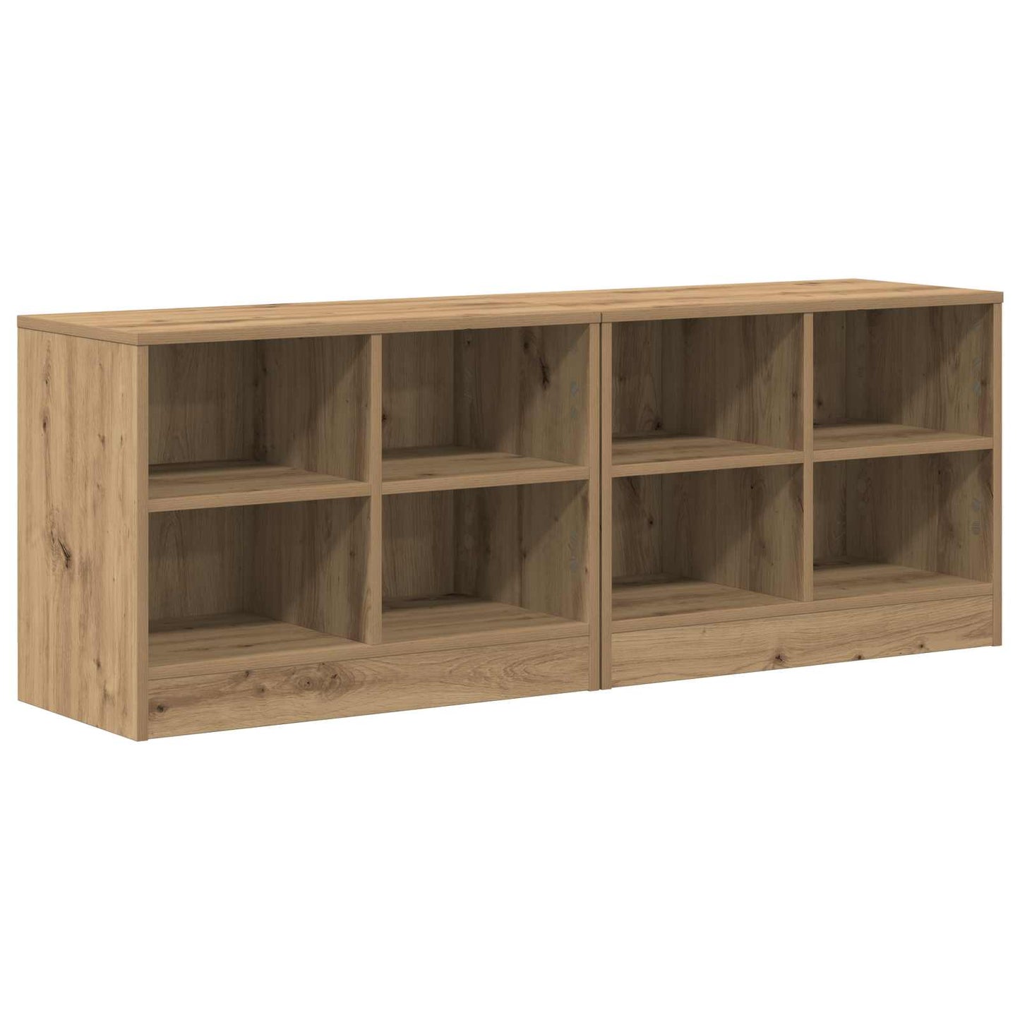 Sengeskab 2 stk. Artisan-eg 66 x 33 x 48 cm Konstrueret træ